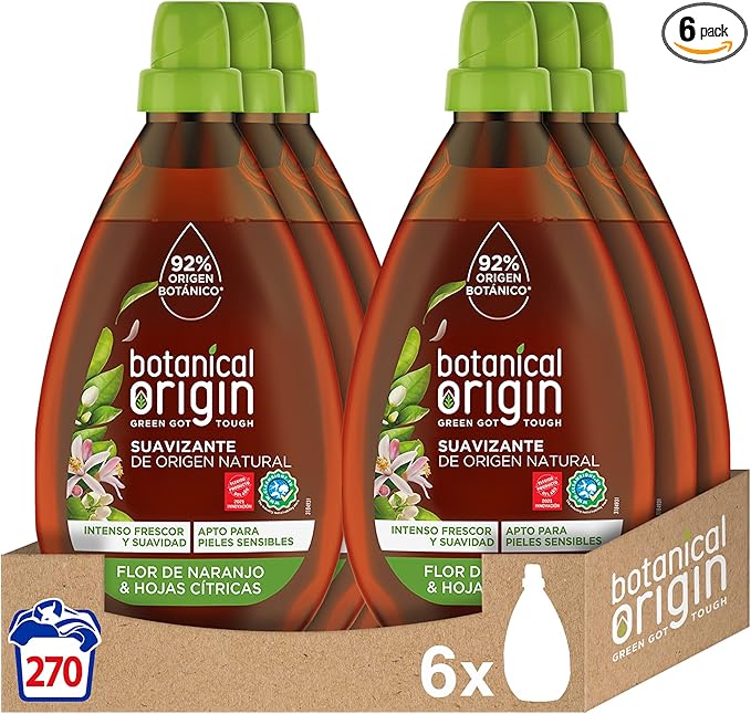 Botanical Origins Suavizante Ecológico 🧺 Aroma Naranjo y Cítricos