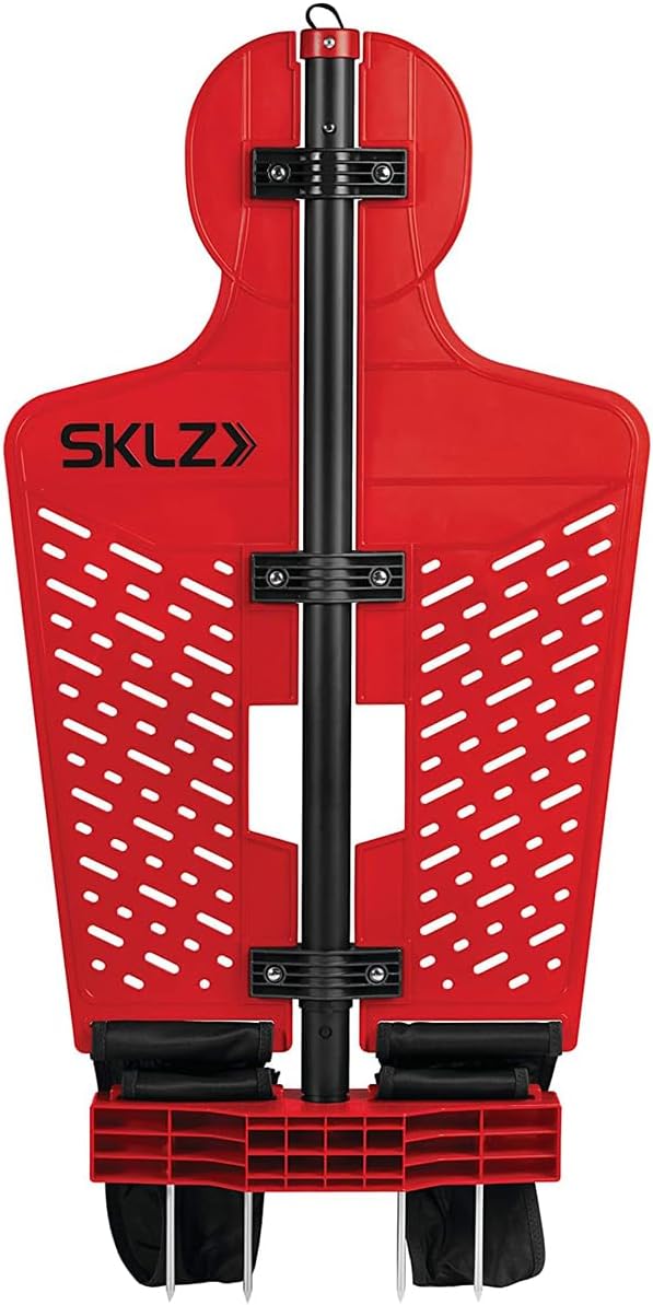 Detalle de SKLZ Pro Training Defender – manekin treningowy do piłki nożnej, czerwony