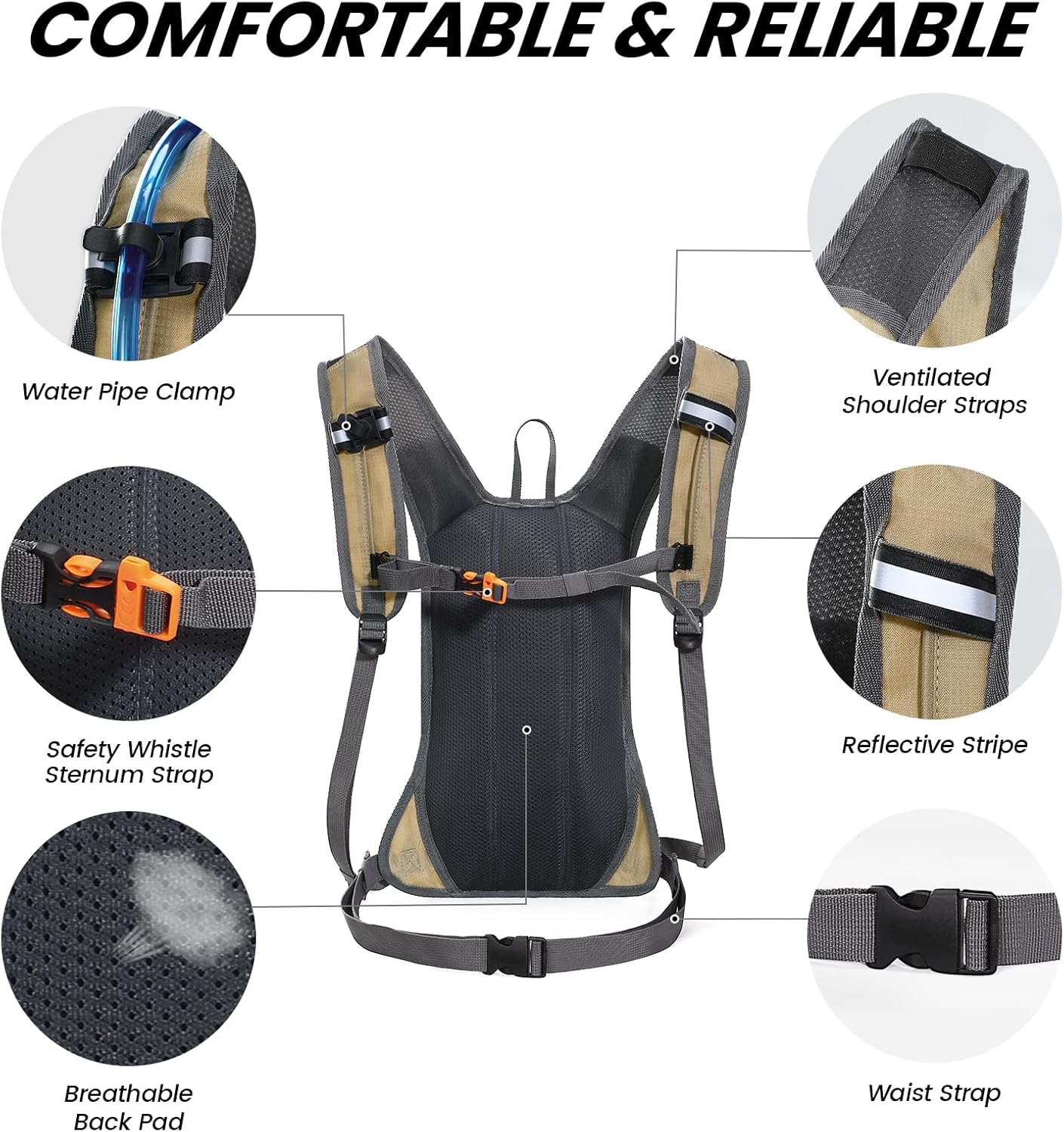 Thumbnail 2 de Nepest Hydration Pack Backpack for Women & Men – 2L Ultralight Hydration Vest