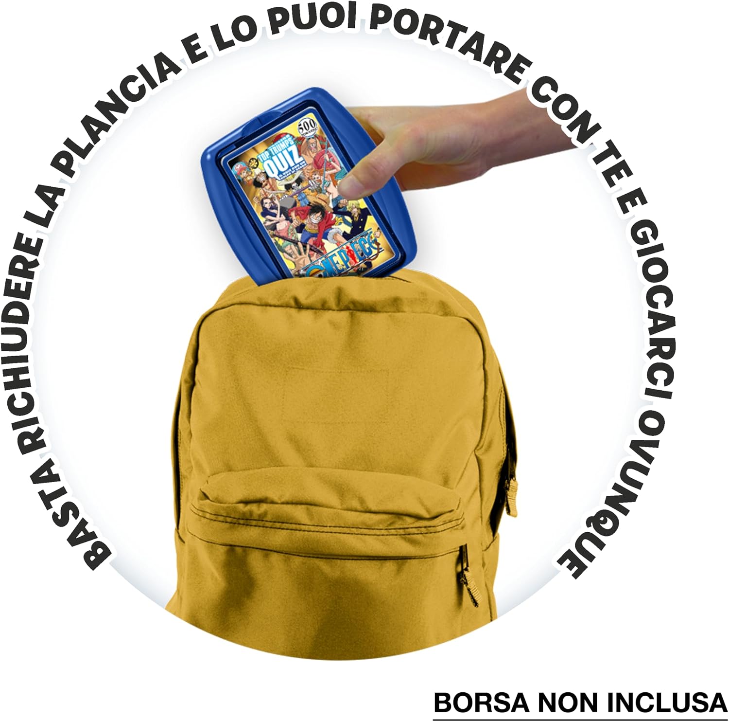 Detalle de Top Trumps One Piece: Quiz di curiosità — Gioco di carte quiz per viaggi e serate familiari
