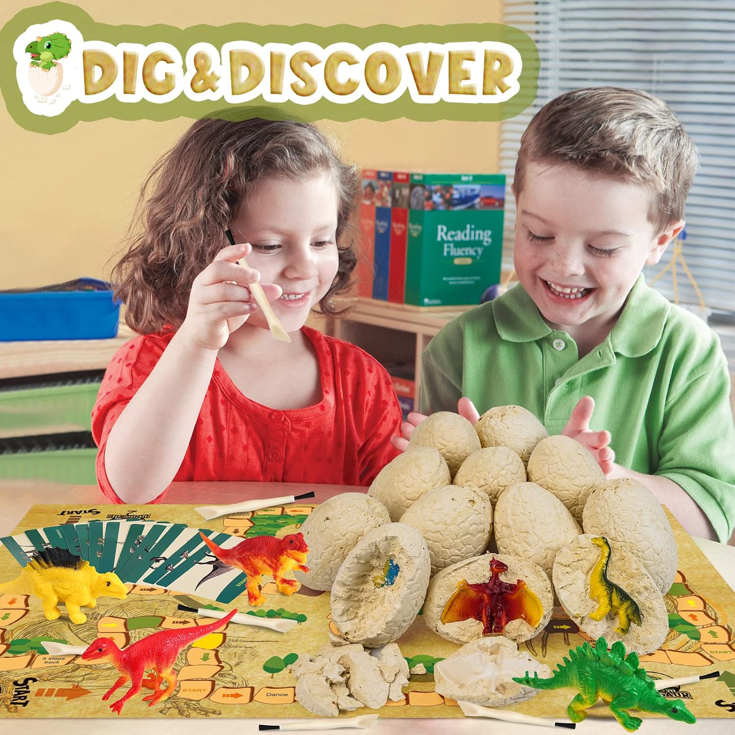 Thumbnail 1 de Joozmui Dinosaur fossil digging kit for kids 🦕