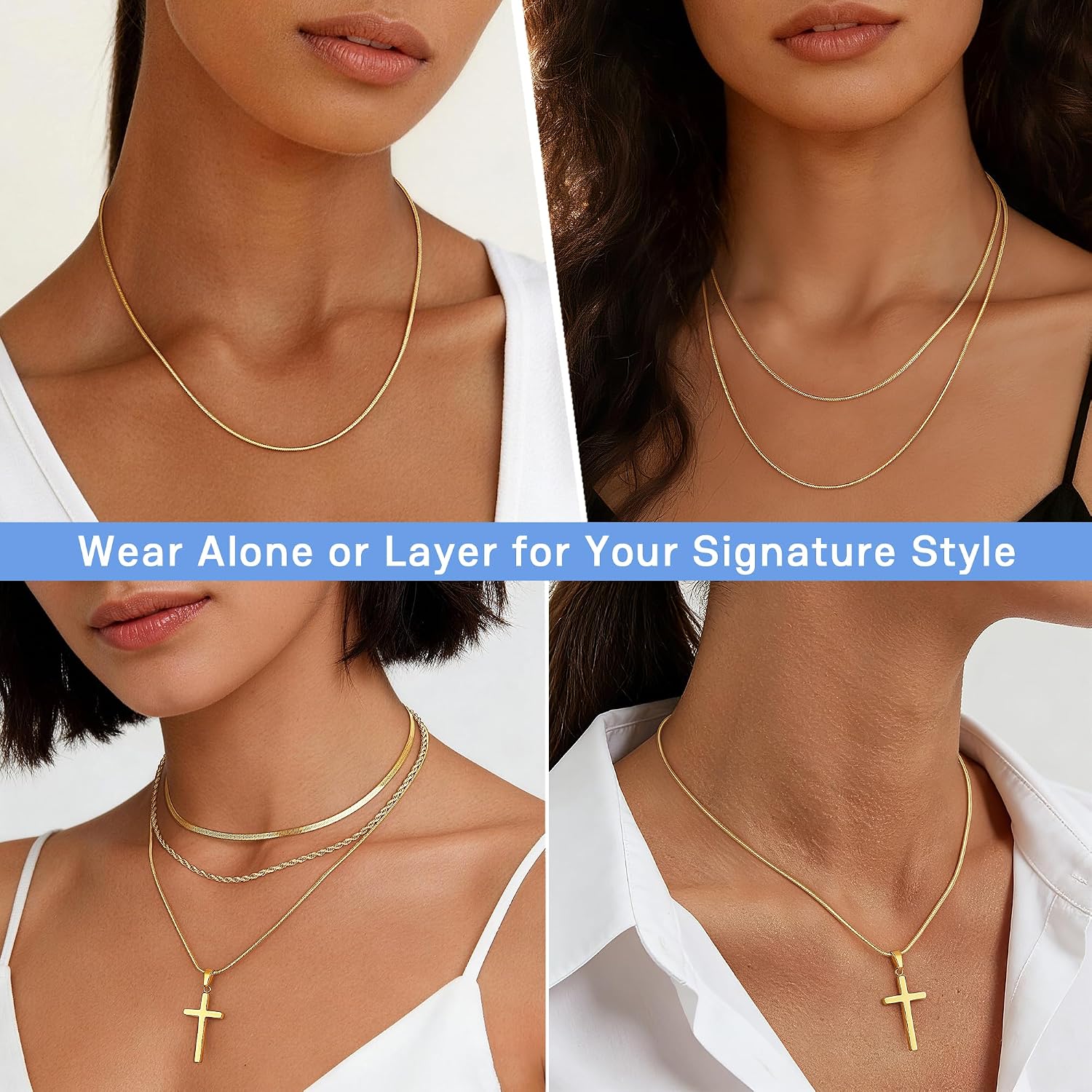 Detalle de Girluky Snake Chain Necklace 1.5mm