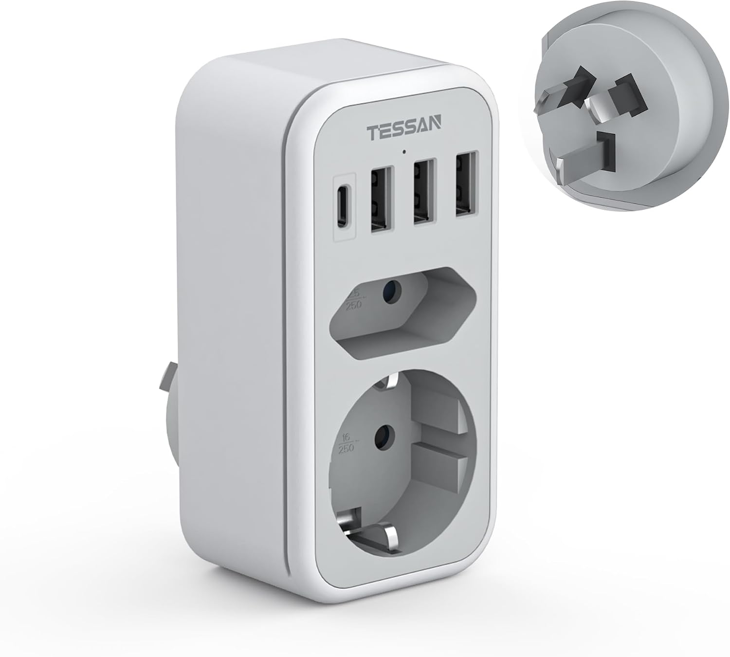 Detalle de TESSAN Adaptateur Australie, type I 2500W