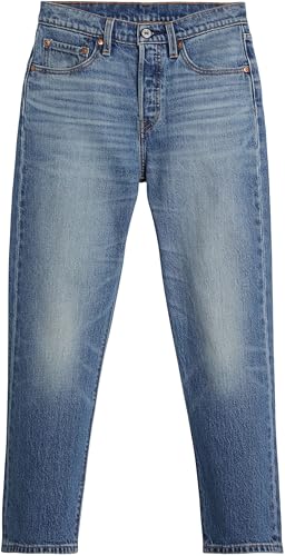 Detalle de Levi's 501 Crop Vaqueros Mujer 25W/26L – estilo clásico en versión recortada