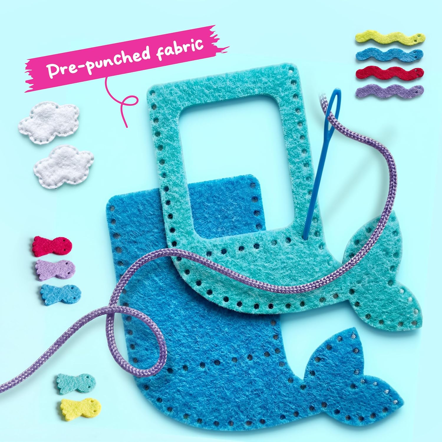 Thumbnail 4 de Klever Kits My First Felt Sewing Kit 6 projects