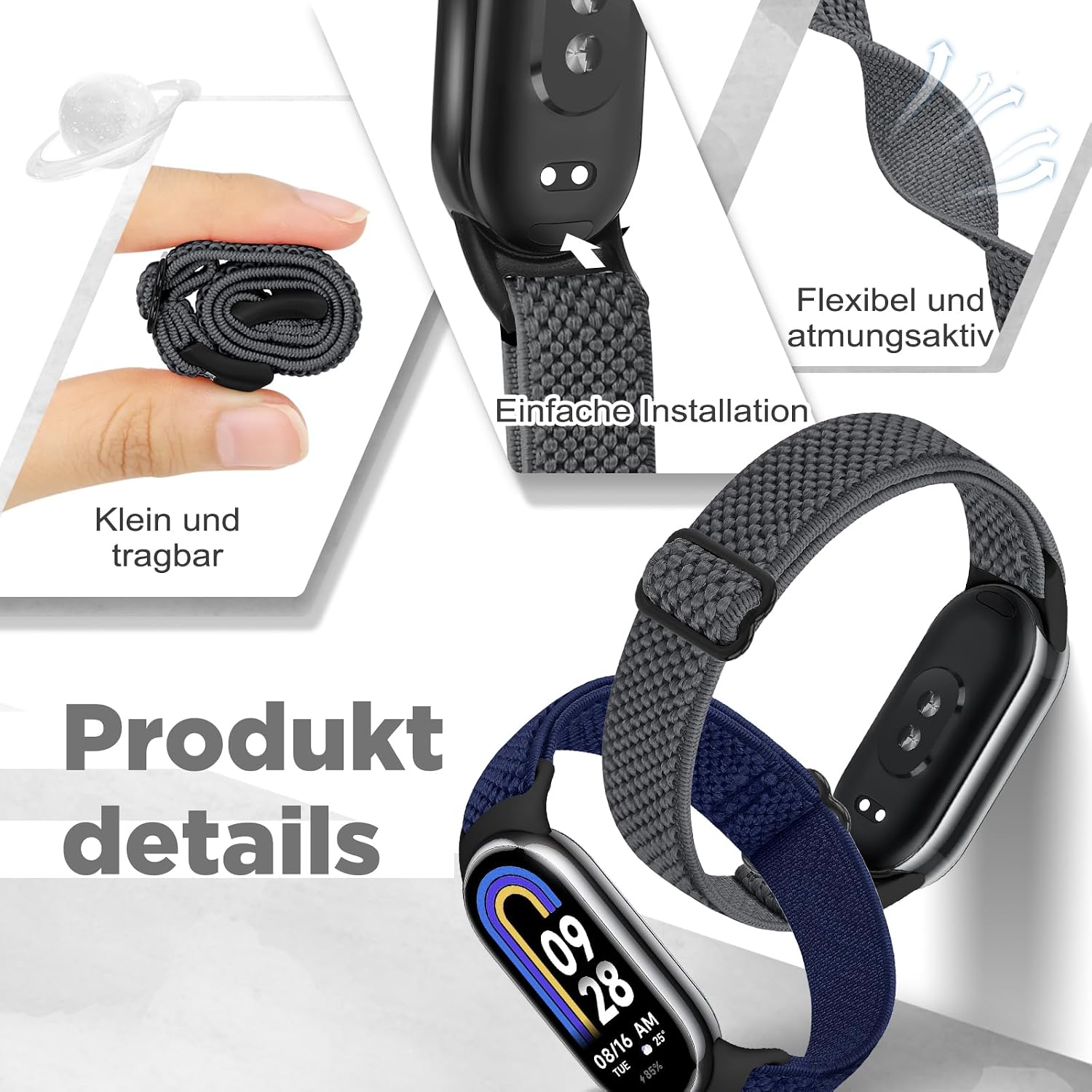 Detalle 2 de Bcuckood Elastisches Armband Xiaomi Mi Band