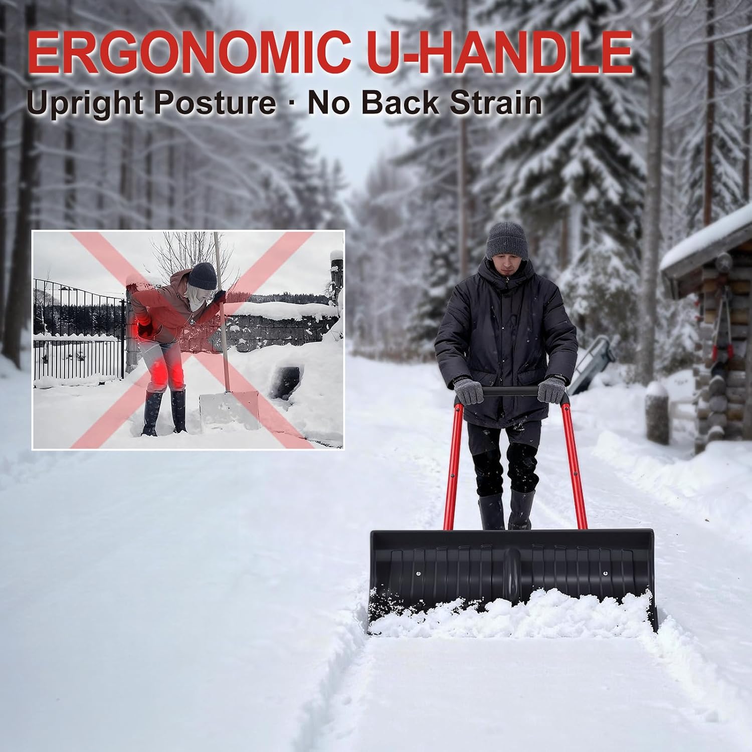 Thumbnail 4 de 30” Snow Shovel for Fast Snow Removal ⚙