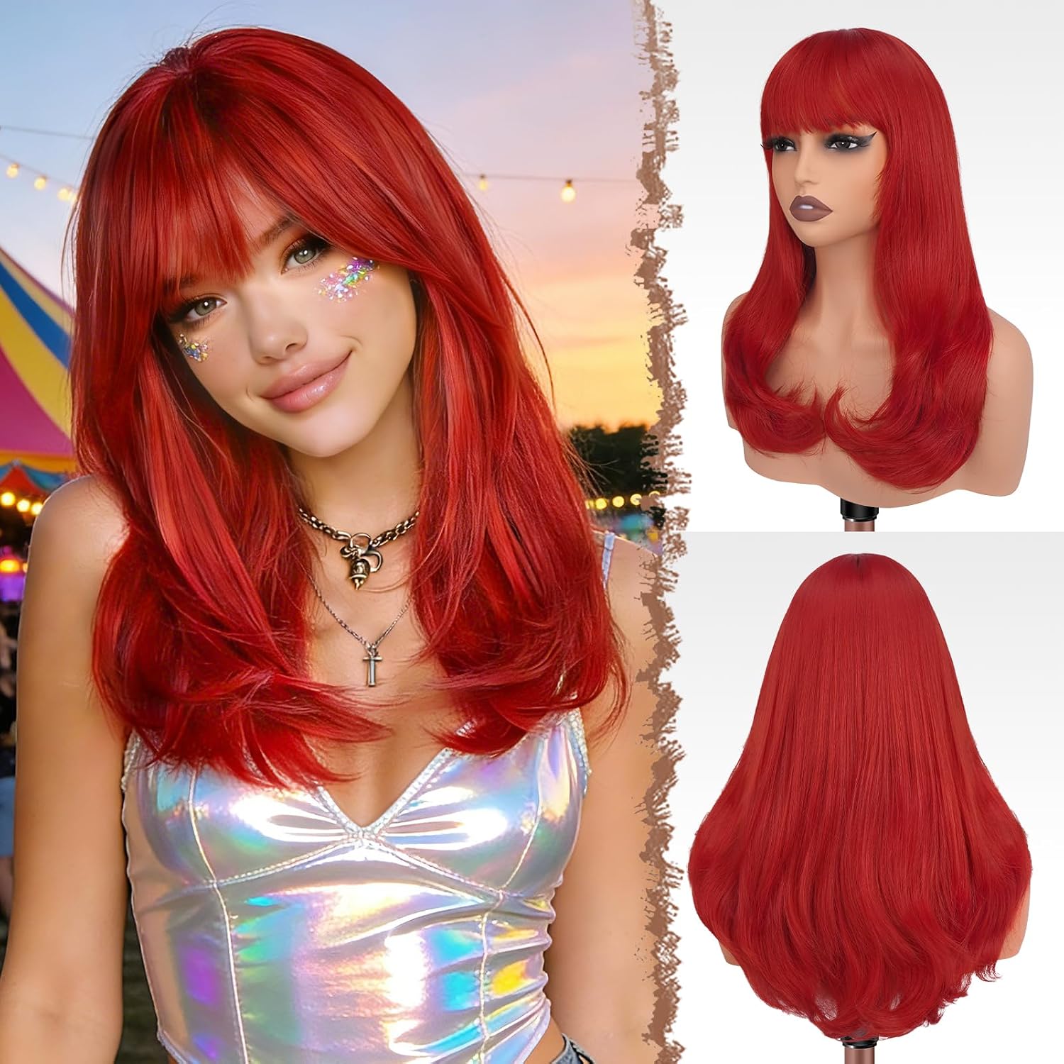 Thumbnail 6 de FESHFEN Wig, 18-Inch