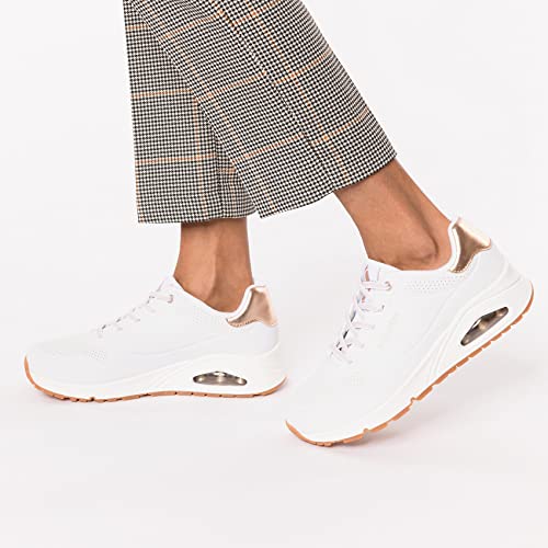 Thumbnail 1 de Skechers Donna Uno Shimmer Away Trainers: stile casual e comfort daily