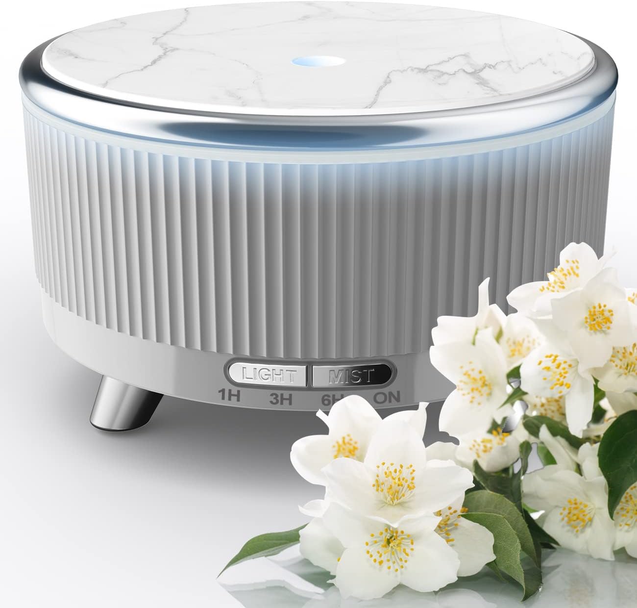 Thumbnail 6 de Essential Oil Diffuser for Home — 500ml Marble Finish, 7-Color LED, 480 ft² Coverage
