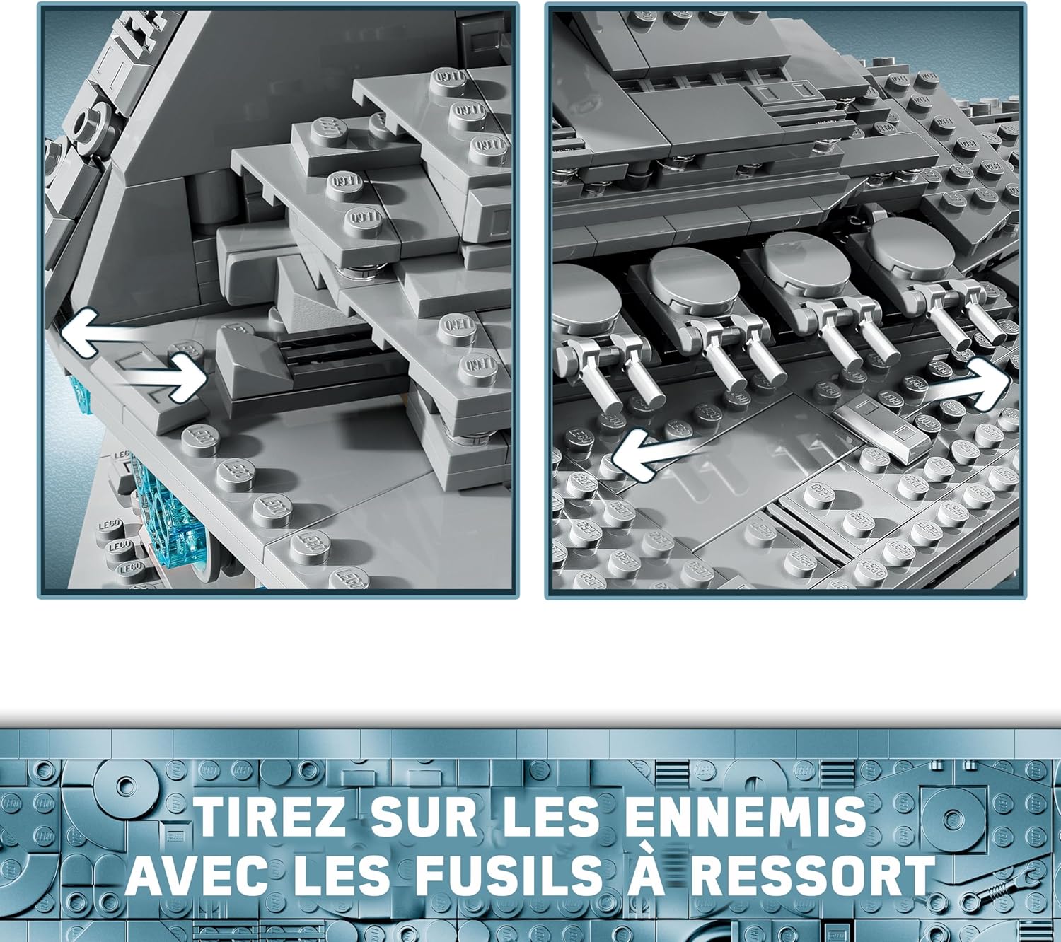 Thumbnail 3 de LEGO Star Wars 75394 Destroyer Stellaire de Classe Impérial – Jeu de Construction avec Vaisseau Spatial