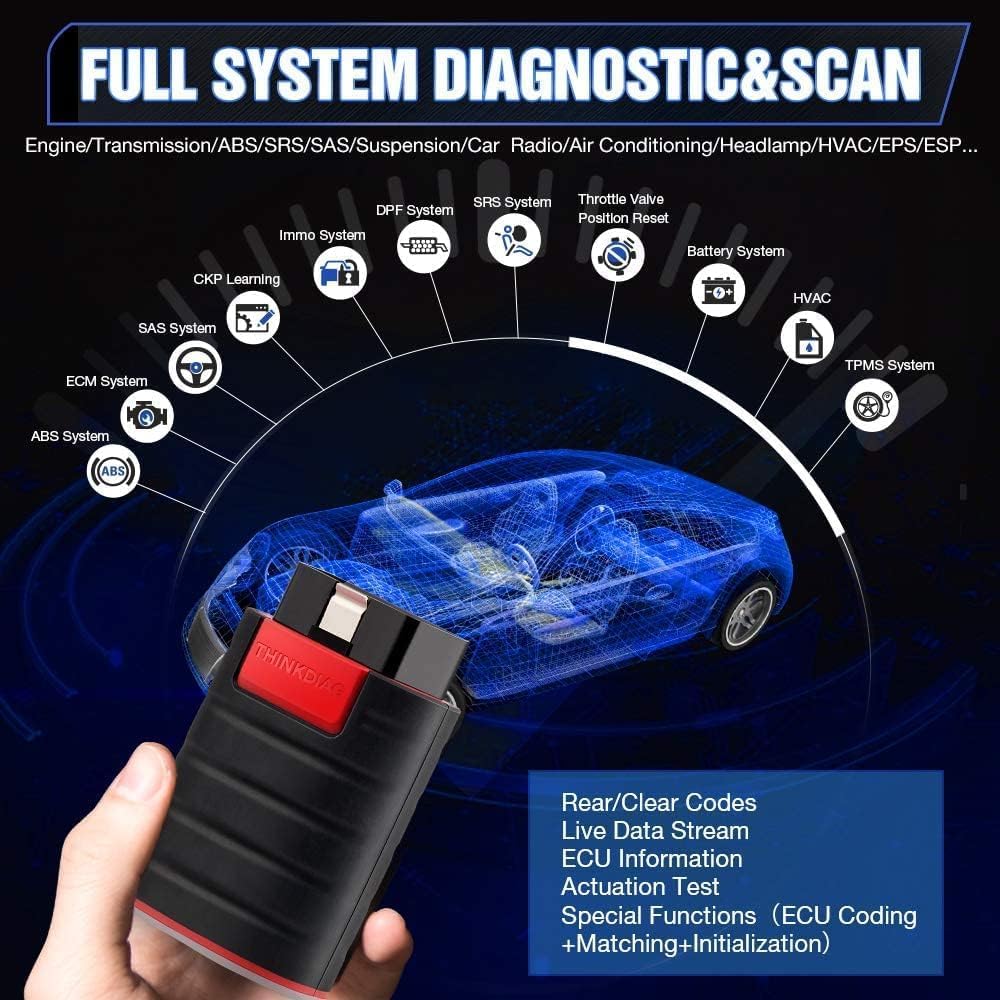 Detalle 2 de thinkcar Thinkdiag OBD2 Diagnosegerät 16