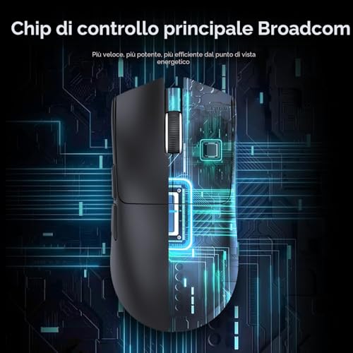 Thumbnail 5 de Attack Shark X11: mouse da gaming con dock magnetico, sensore PixArt PAW3311 e connettività 3 in 1