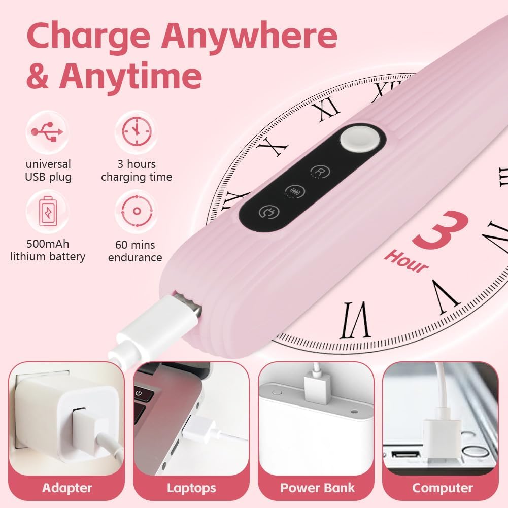 Detalle de OFFCUP Dog Paw Trimmer: Quiet, LED-lit Precision for Small Areas