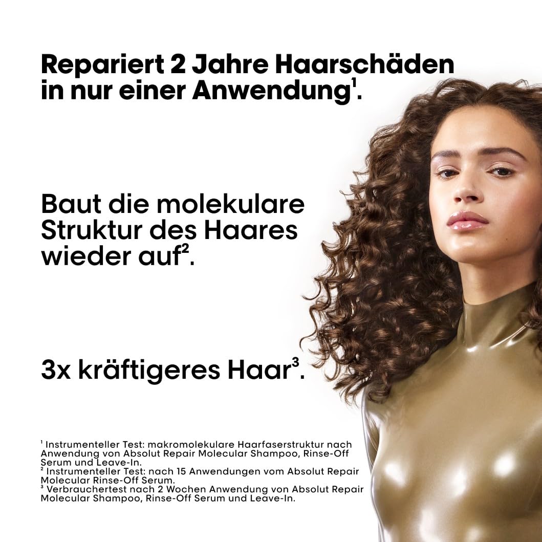 Thumbnail 2 de L’Oréal Professionnel Absolut Repair Molecular Rinse-Off Serum: Serum für strukturgeschädigtes Haar mit 2% Peptidbondern
