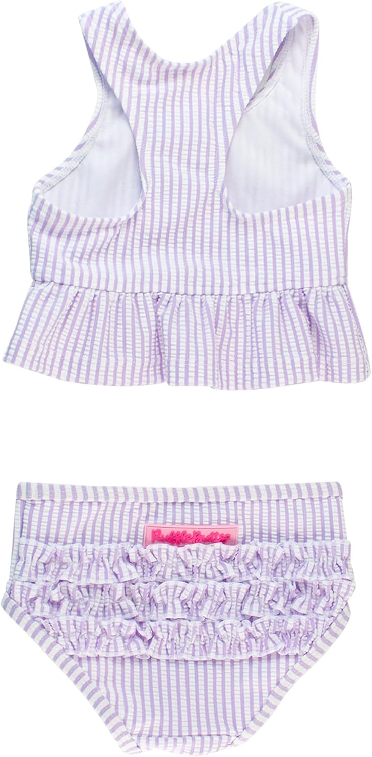 Thumbnail 3 de RuffleButts One‑Shoulder Ruffle Tankini UPF50+