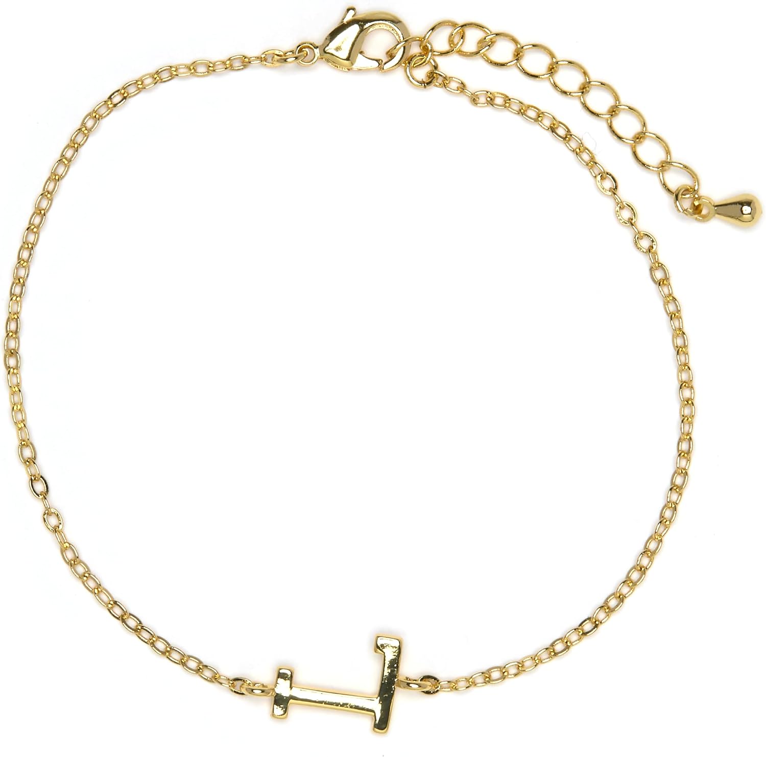 Thumbnail 2 de LUXENTER Pulsera Alphabet oro 18k 16+3cm 💍