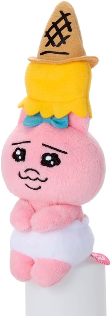 Detalle 2 de タカラトミーアーツ おぱんちゅうさぎ ちょっこりさん(アイス)ぬいぐるみ 高さ約18cm