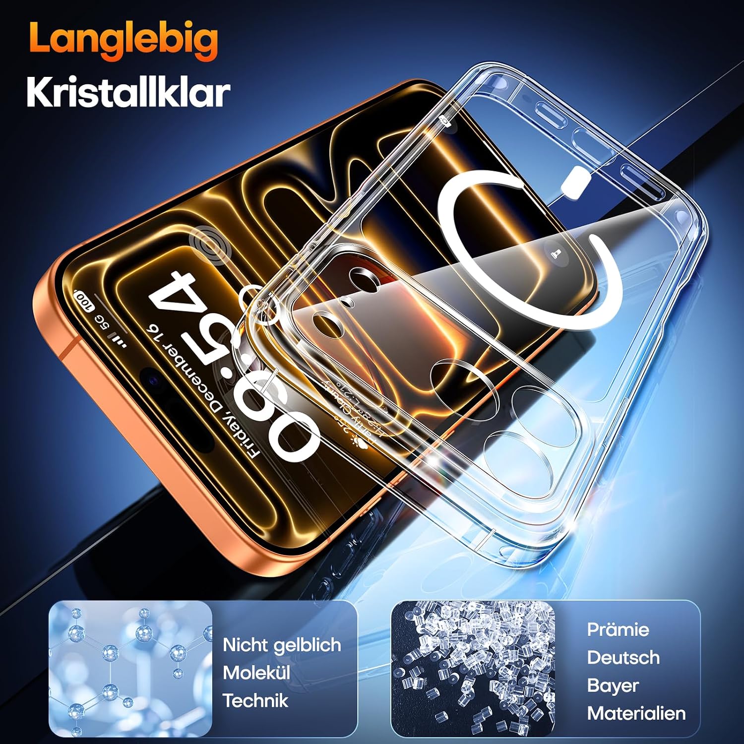 Thumbnail 3 de TAURI iPhone 17 Pro Max Hülle 6,9" Stoßfest und MagSafe-kompatibel