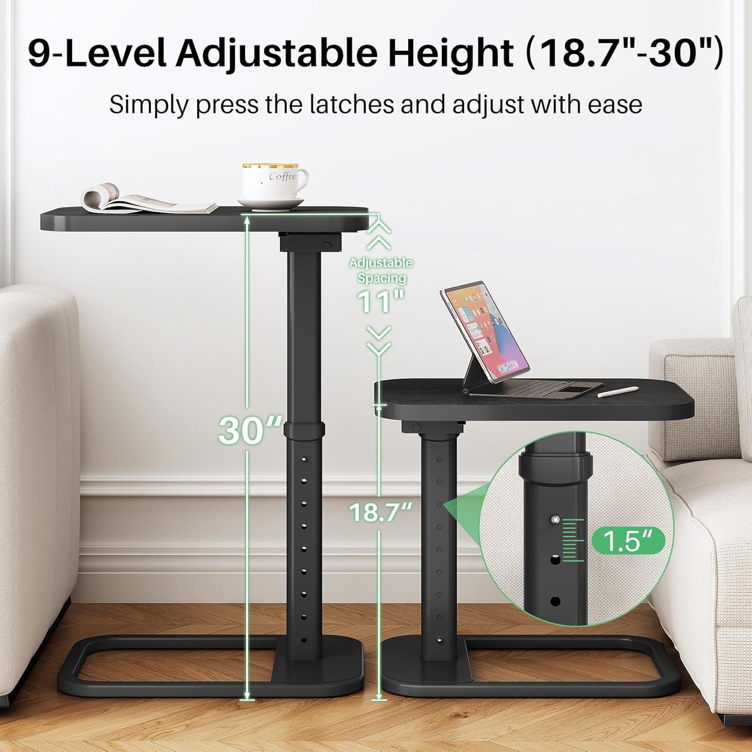 Thumbnail 4 de Kitstorack TV Tray Table for Small Spaces