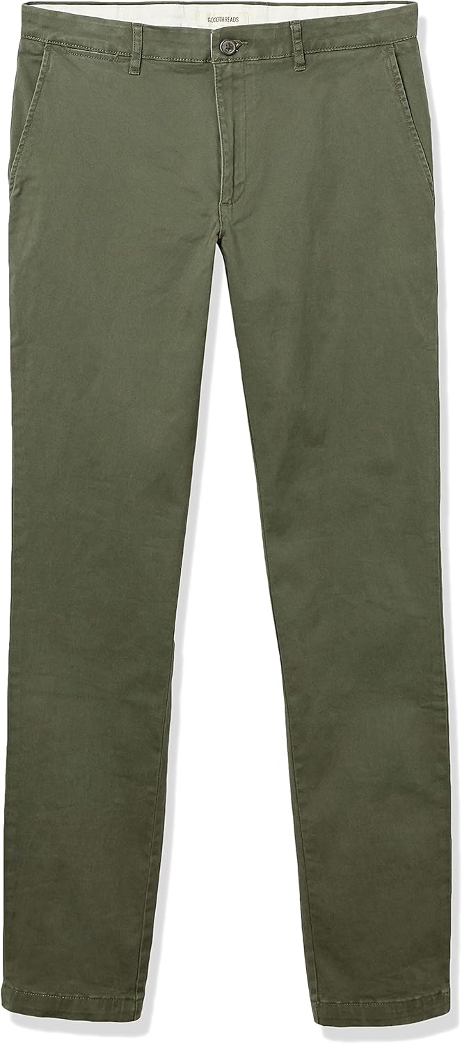 Thumbnail 4 de Amazon Essentials Men's Skinny-Fit Washed Comfort Stretch Chino Trousers
