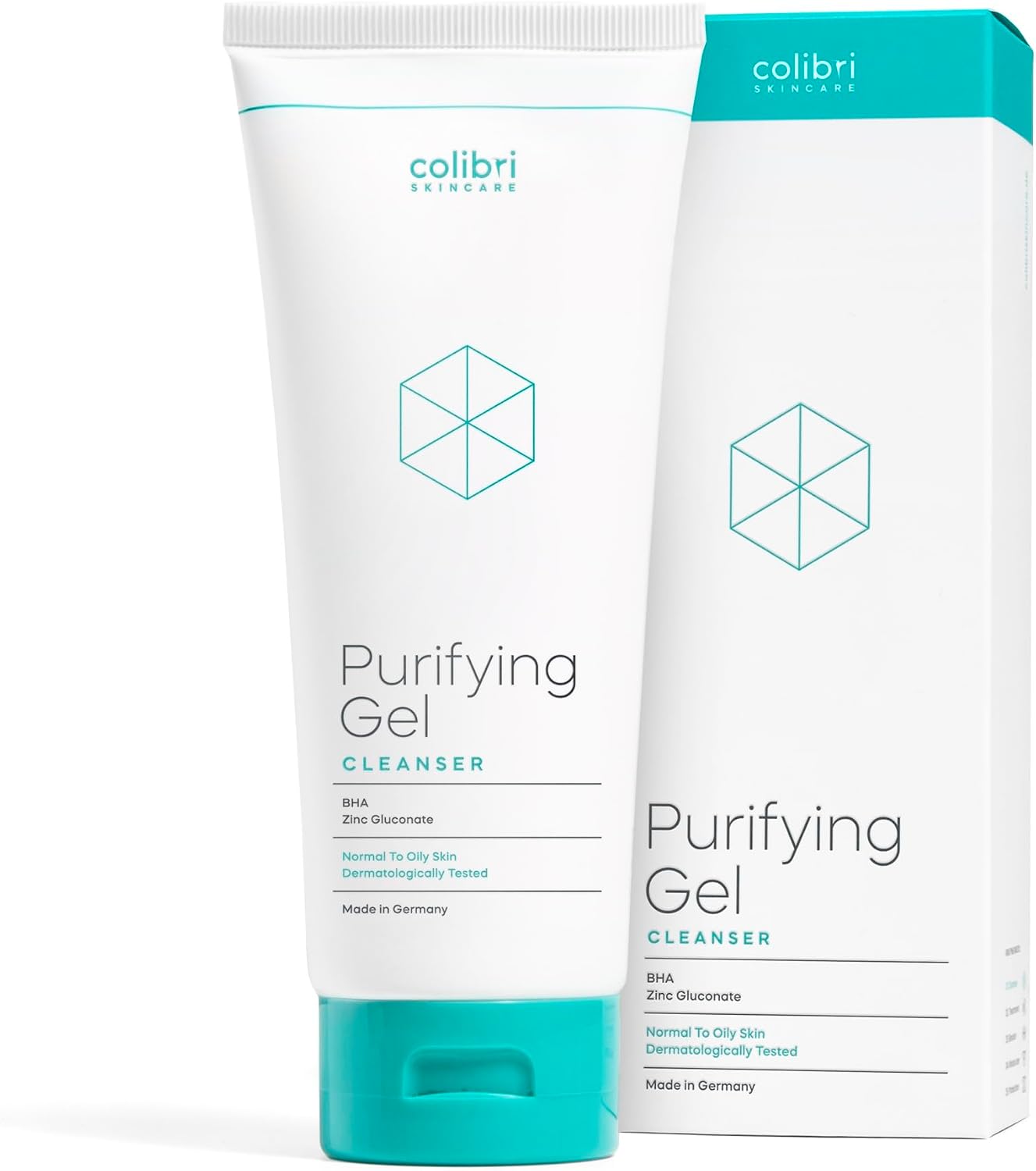 Detalle de Colibri Skincare Purifying Gel Cleanser con acido salicilico, detergente viso schiumogeno da 200 ml
