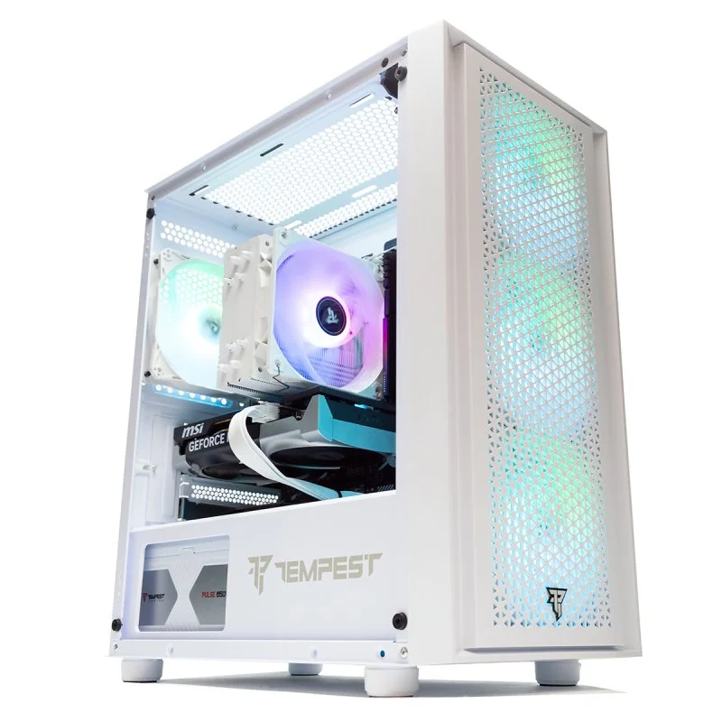 Detalle de PcCom Ready: PC gaming con Intel Core i5-12400F, 32 GB, 1 TB SSD y RTX 5060 V2 (Blanco)