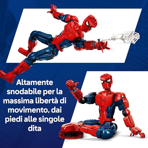 Detalle de LEGO Marvel Spider-Man 76346: Action Figure da Collezione con Minifigure e Accessori per Decorazione e Gioco