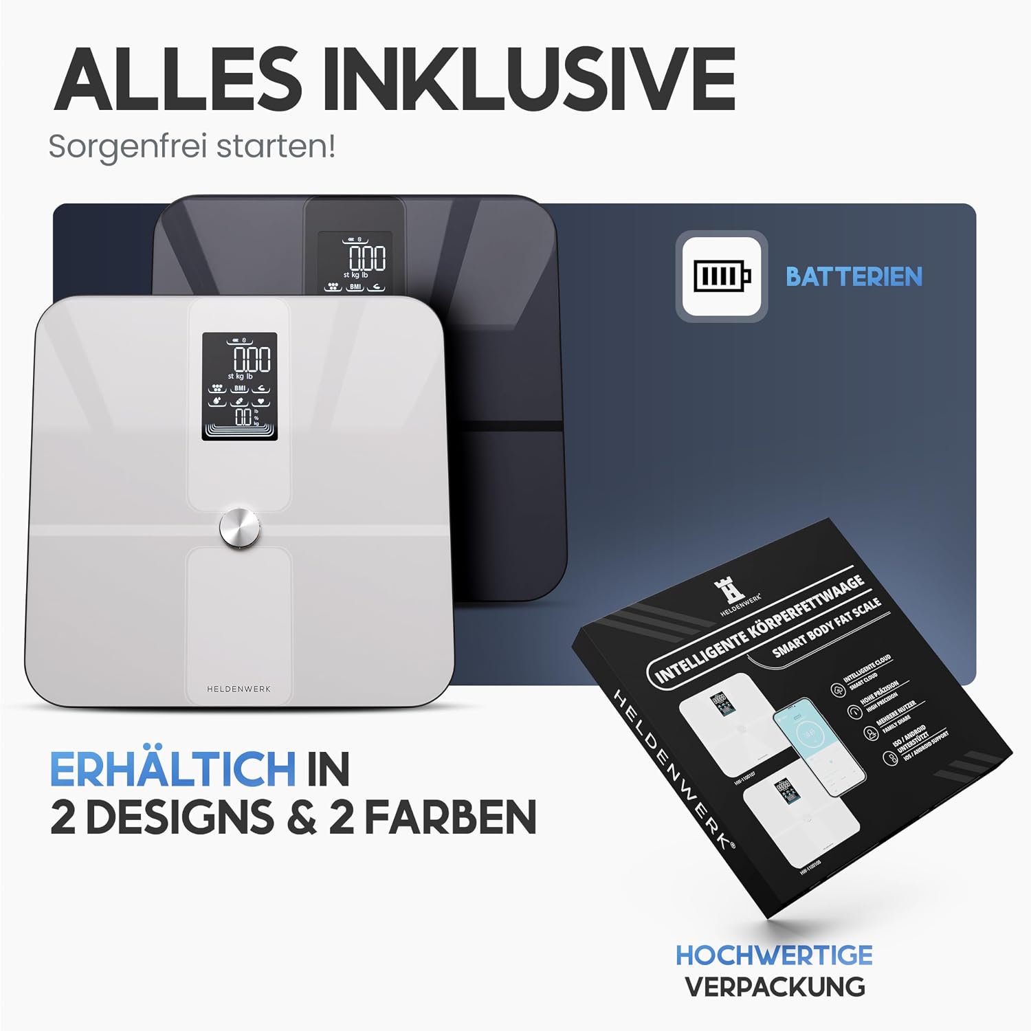 Thumbnail 6 de Personenwaage HELDENWERK bis 180 kg Körperfett