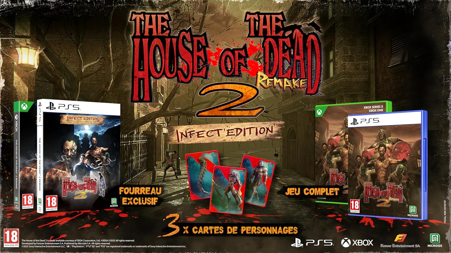 Detalle de THE HOUSE OF THE DEAD 2 REMAKE - INFECT'ED EDITION sur PS5