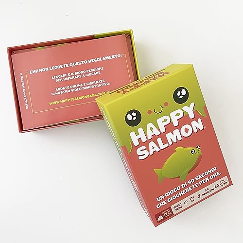 Detalle de Asmodee Happy Salmon – Gioco da Tavolo Divertente