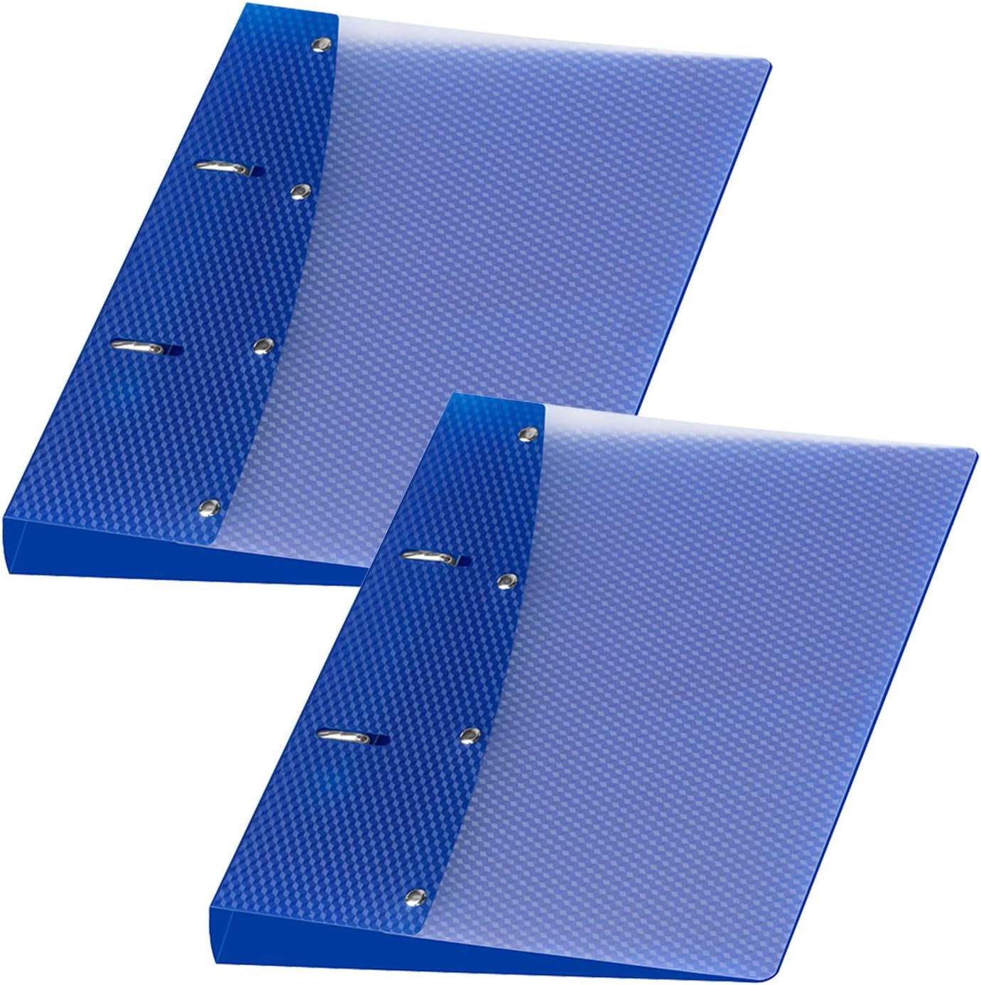 Detalle de VELOFLEX A115148 Diamond ringpärm A5, 2-pack i svart PP, 20 mm