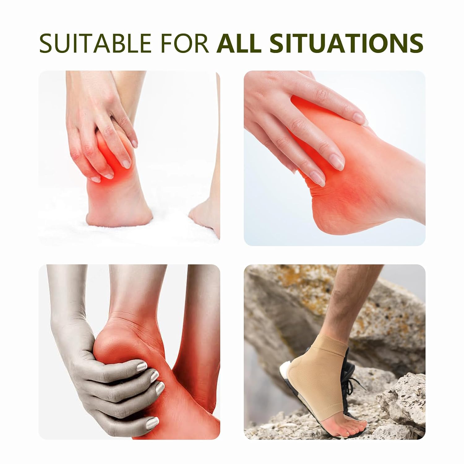 Detalle 2 de Bukihome Achilles tendonitis socks, Large