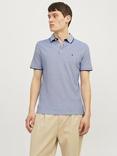 Thumbnail 5 de Jack & Jones Polo SS 2pk Hombre, Bright Cobalt/Blanco