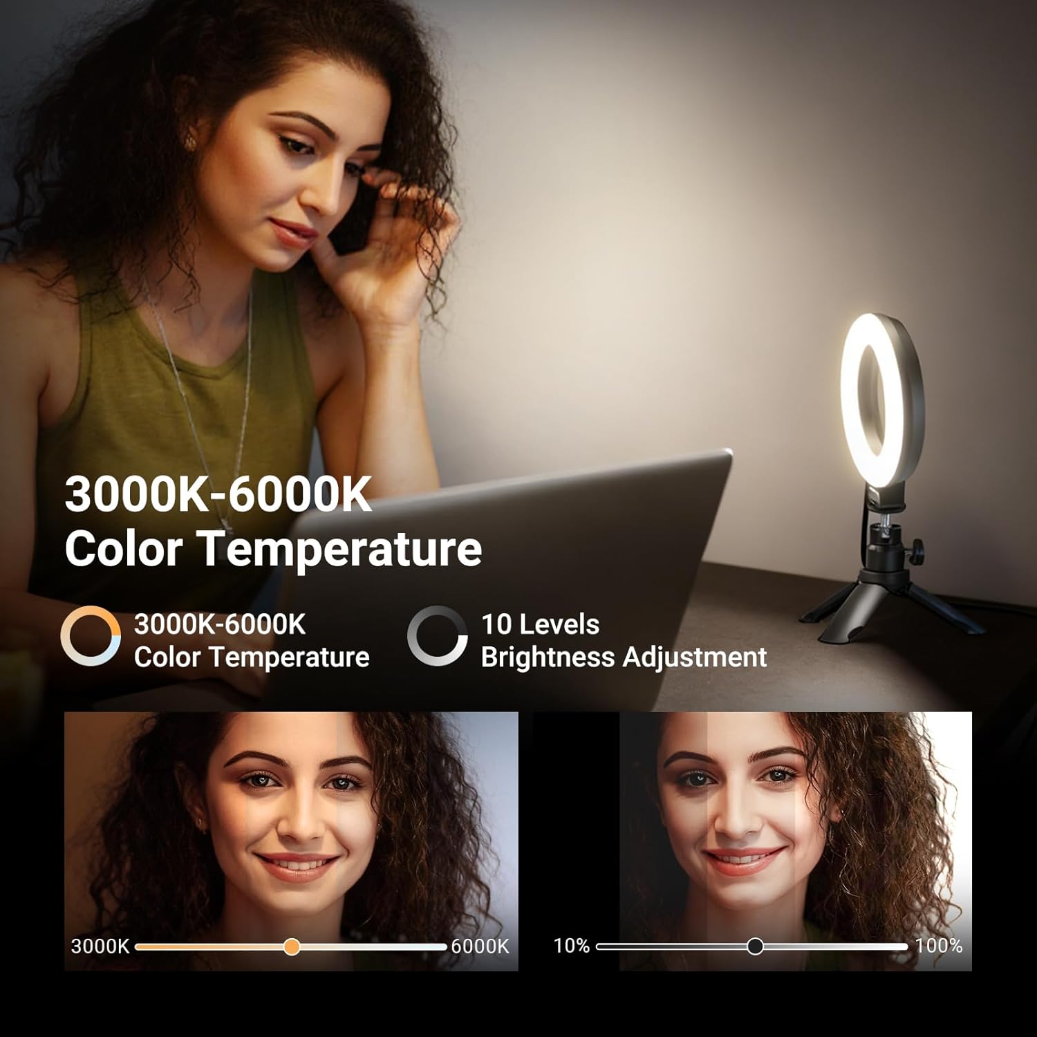 Thumbnail 4 de NEEWER BR60 5 inch ring light kit