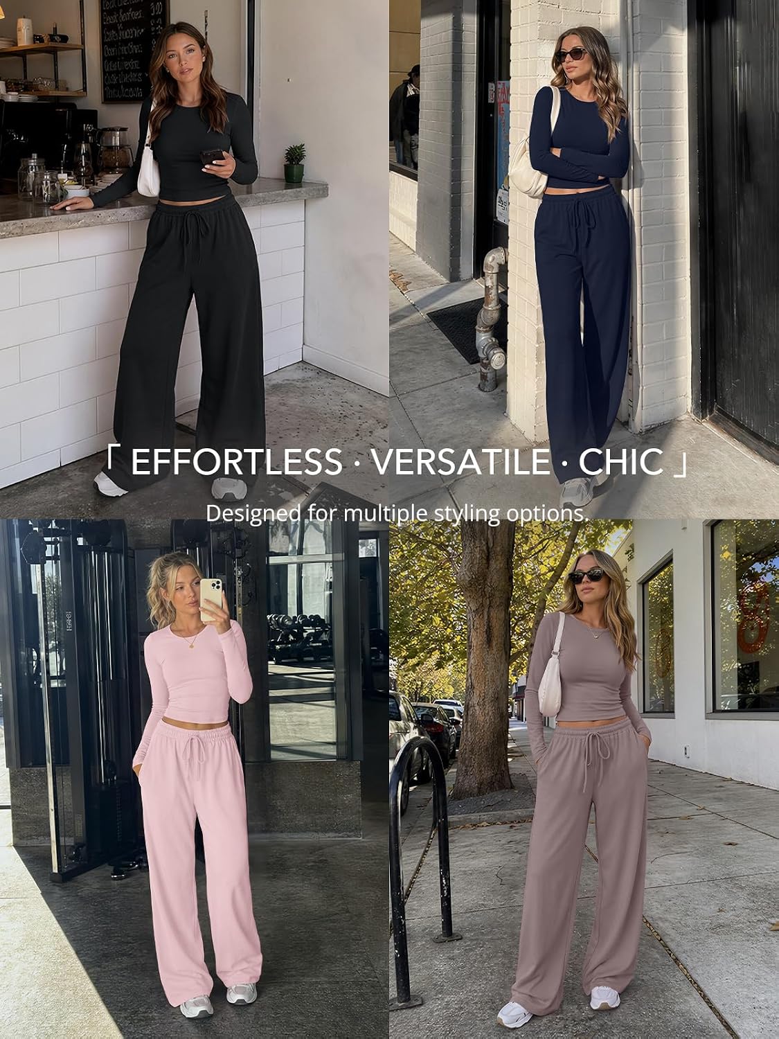 Thumbnail 5 de Trendy Queen Two-Piece Lounge Set 92% Polyester