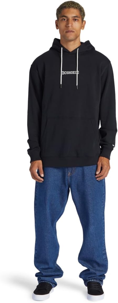 Detalle de DC Shoes Baseline PH Pullover Uomo (Pacco da 1) – felpa in pile esterna leggera