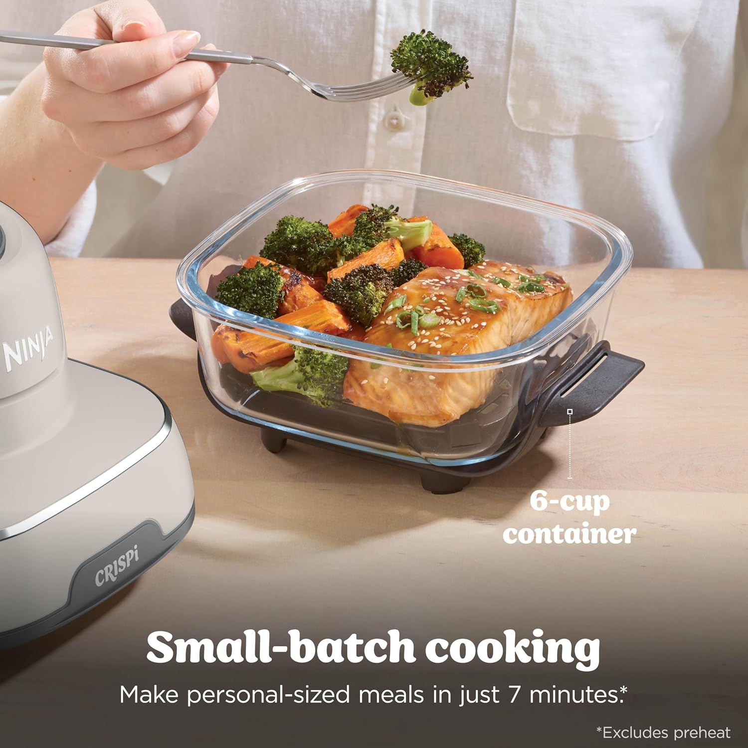 Thumbnail 6 de Ninja Crispi FN101ST 4-in-1 Glass Air Fryer with 4-qt and 6-cup containers