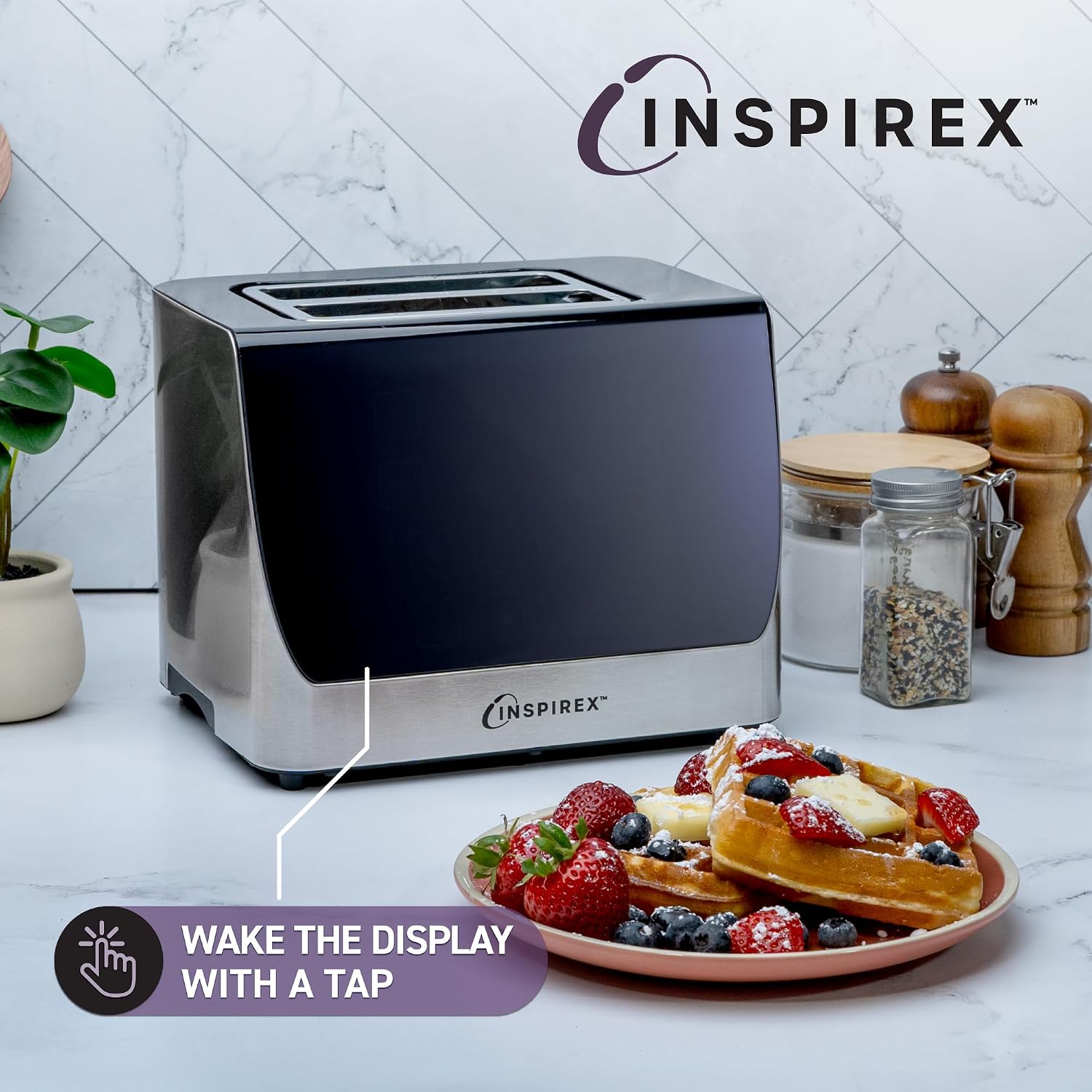 Thumbnail 6 de Inspirex Touch Screen Smart Toaster 2-slice 🍞