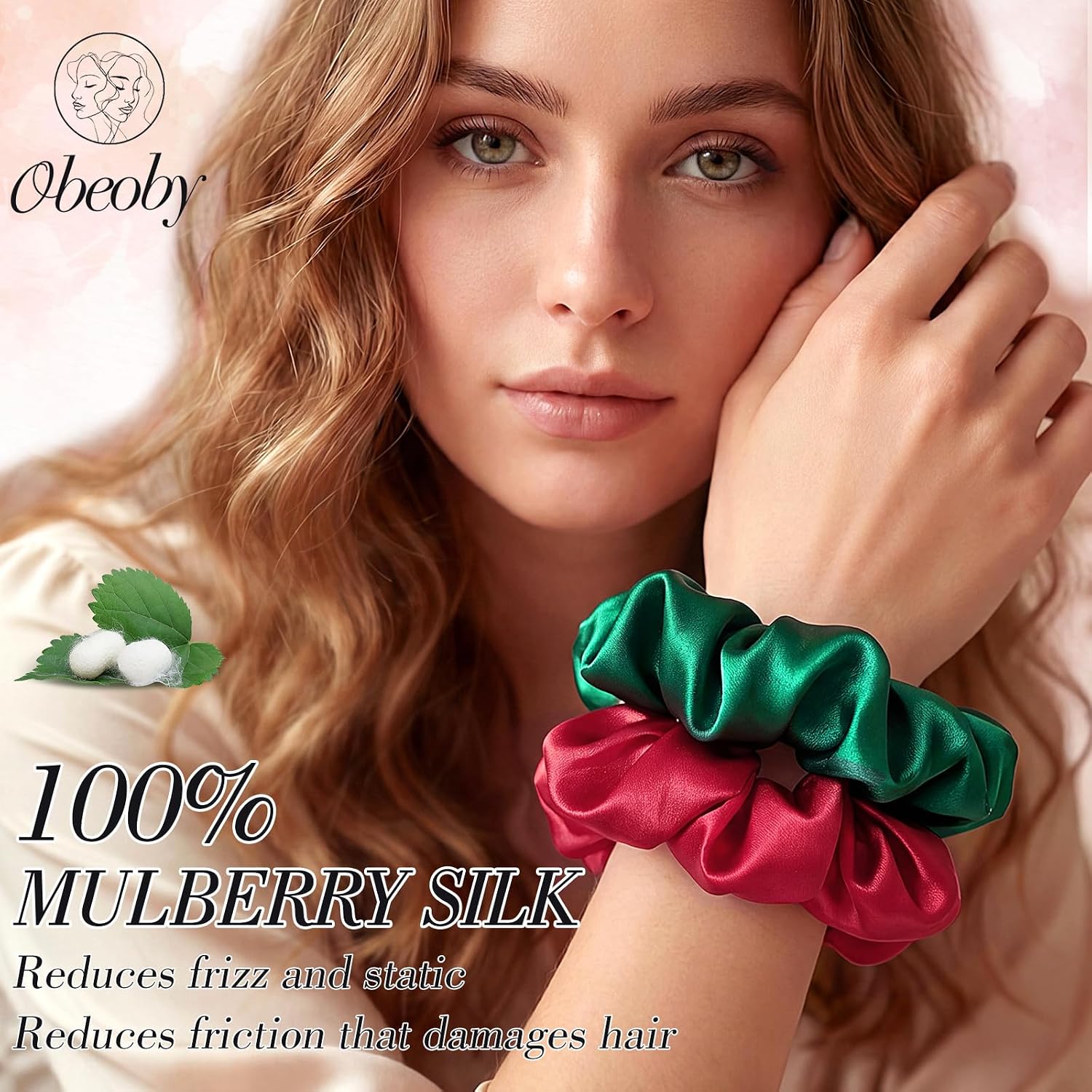 Thumbnail 1 de Mulberry Silk Scrunchies, 19 Momme