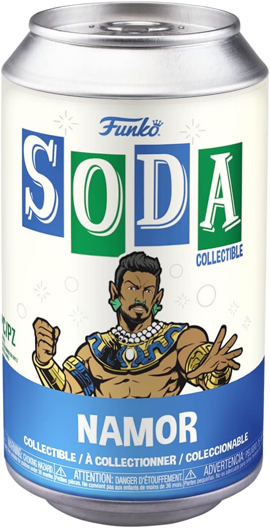 Thumbnail 1 de Funko Vinyl SODA Marvel Black Panther: Wakanda Forever – Namor (1/6 Chance auf Chase-Variante)