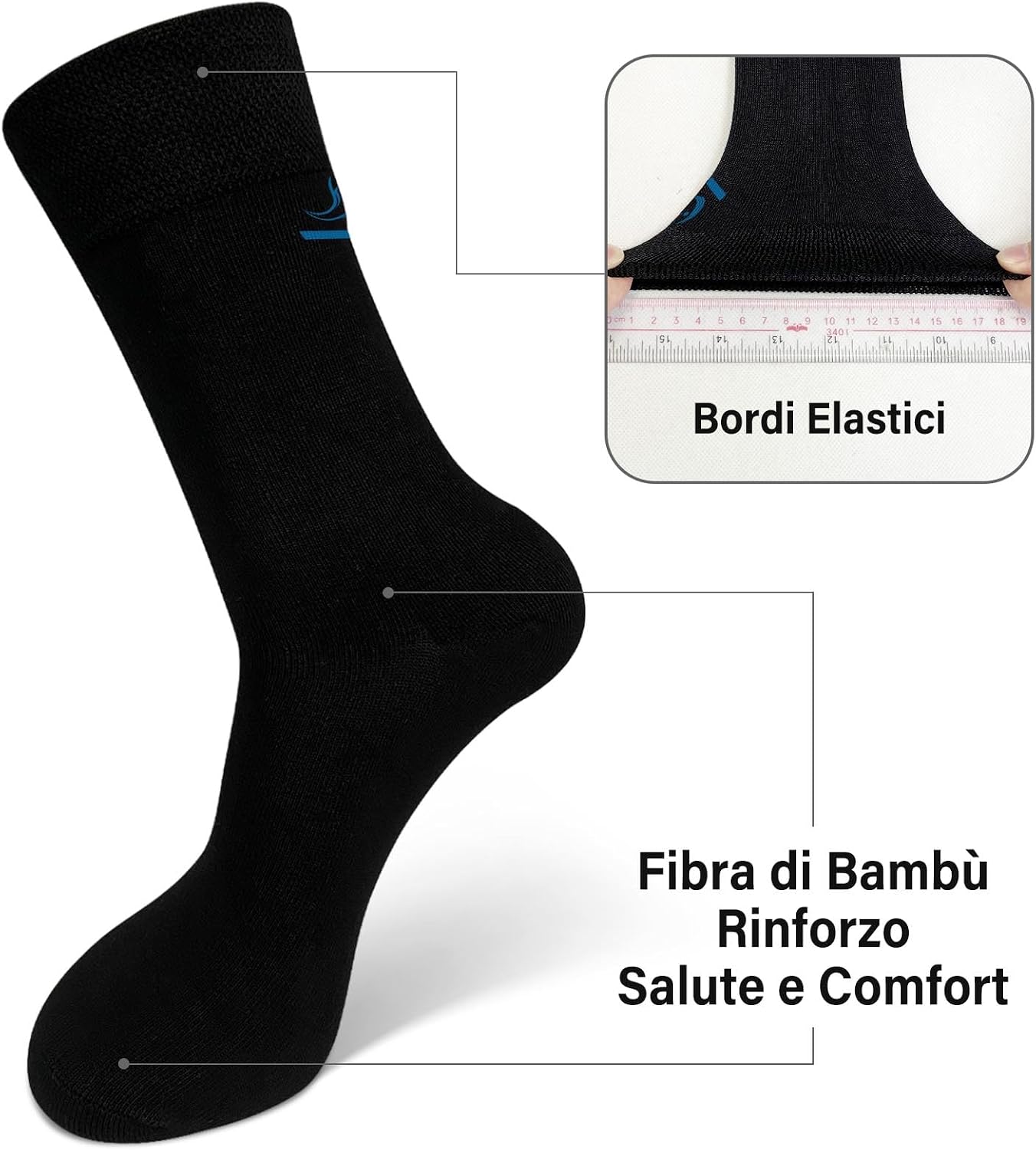 Thumbnail 4 de LOFIR Calzini in Bamboo per Uomo e Donna – 6 Paia, Comfort Ultra Morbido e Traspirante