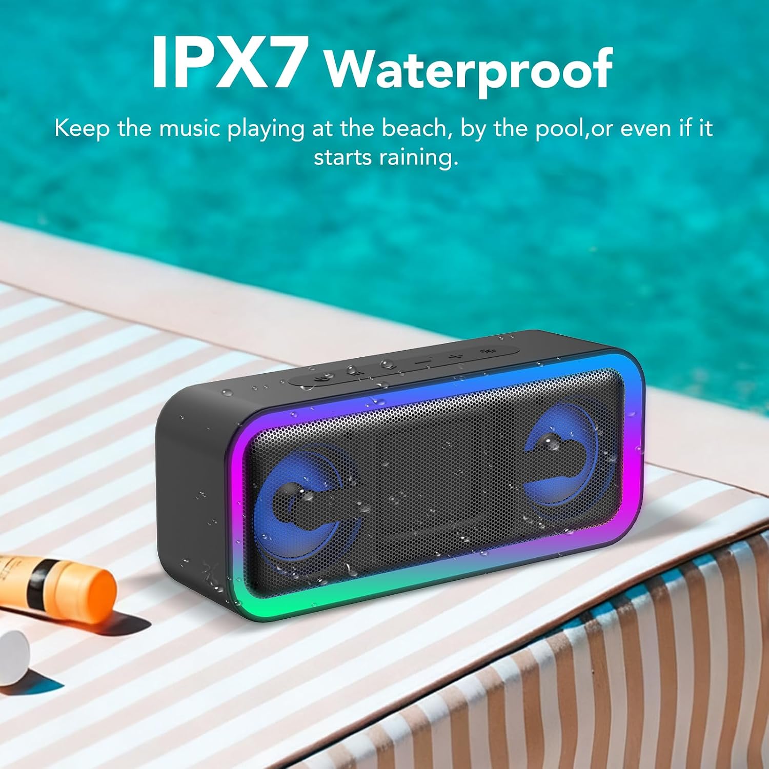 Thumbnail 5 de Enceinte Bluetooth Portable IKT 40W IPX7, DSP, TWS et autonomie 30 h