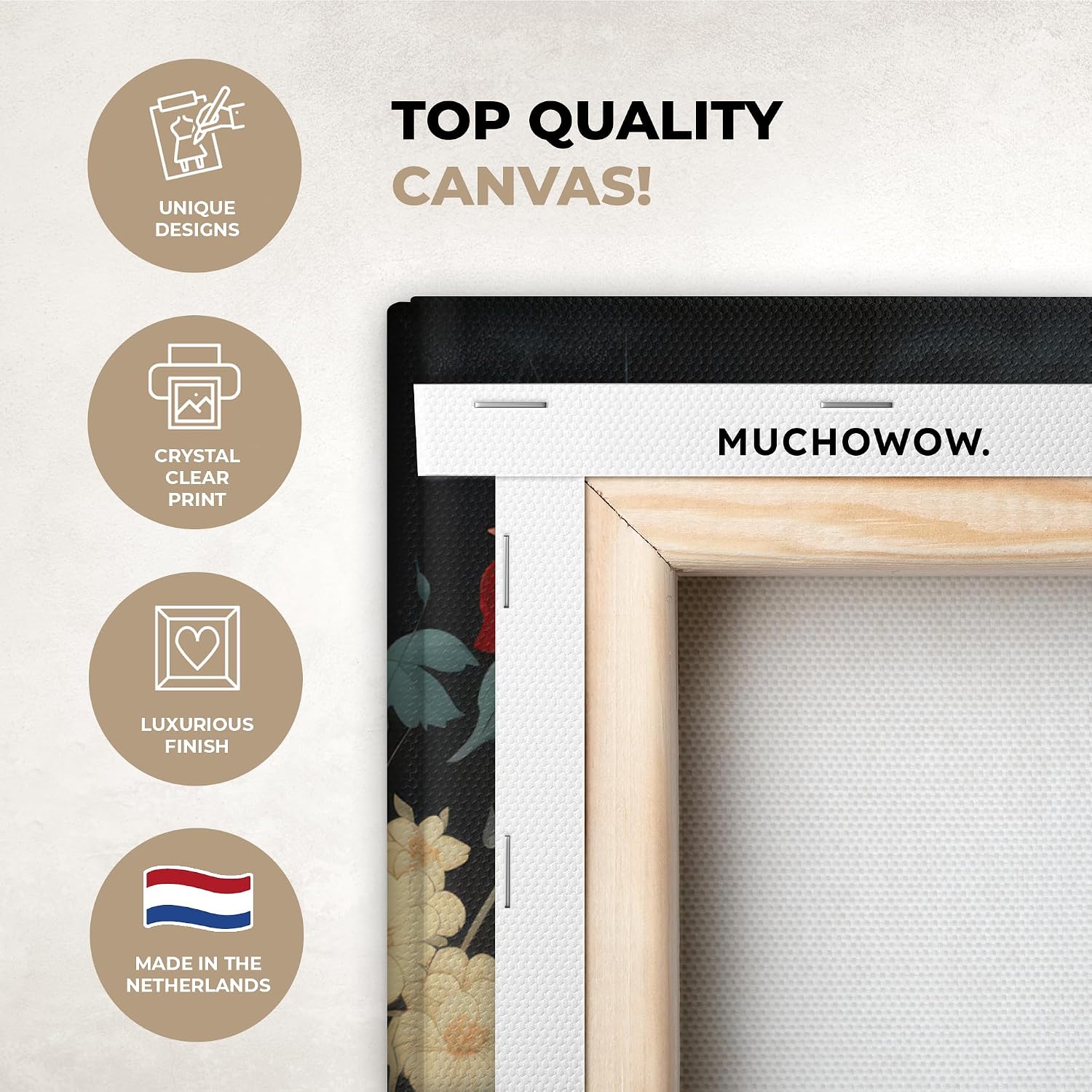 Thumbnail 1 de MuchoWow Impression sur Toile 30x40 cm Tableau mural