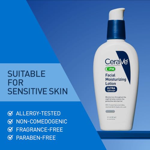 Thumbnail 4 de CeraVe PM Facial Moisturizing Lotion for Dry Skin