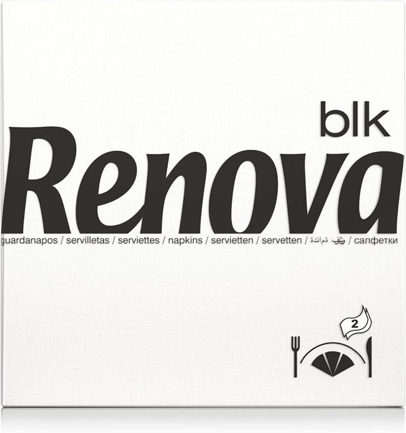 Thumbnail 4 de RENOVA Servilletas BLK 1,350 Premium Blancas 🧻
