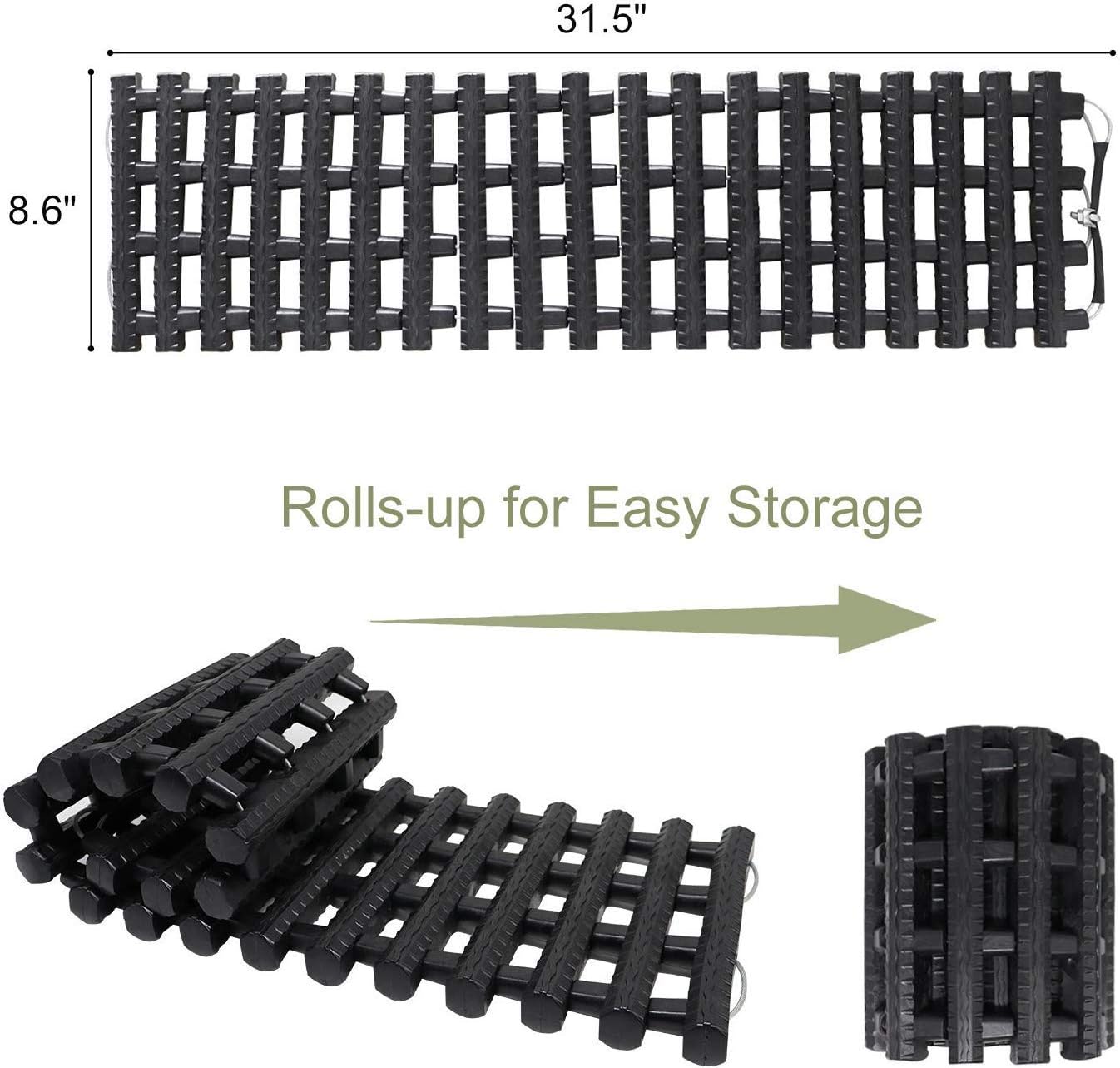 Thumbnail 3 de Jolitac 2PC Traction Tracks Mats (TPR) 31.5" L – Off-Road Recovery Tracks with Bag