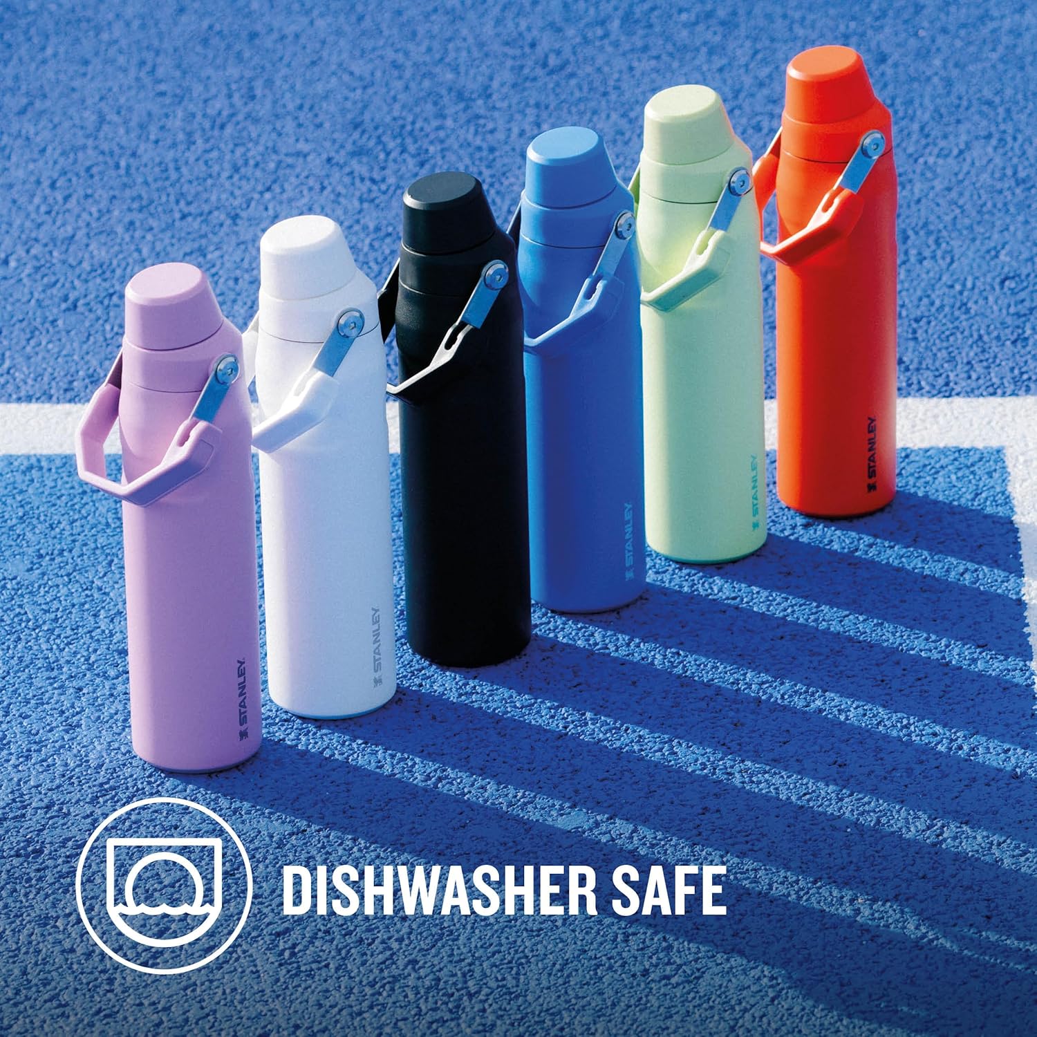 Thumbnail 5 de Stanley Iceflow Fast Flow Sports Water Bottle 0.6L – insulated leakproof bottle for long-lasting cold