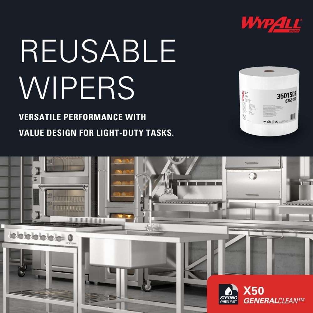 Thumbnail 6 de WypAll GeneralClean X50 Cloths 1100 Sheets