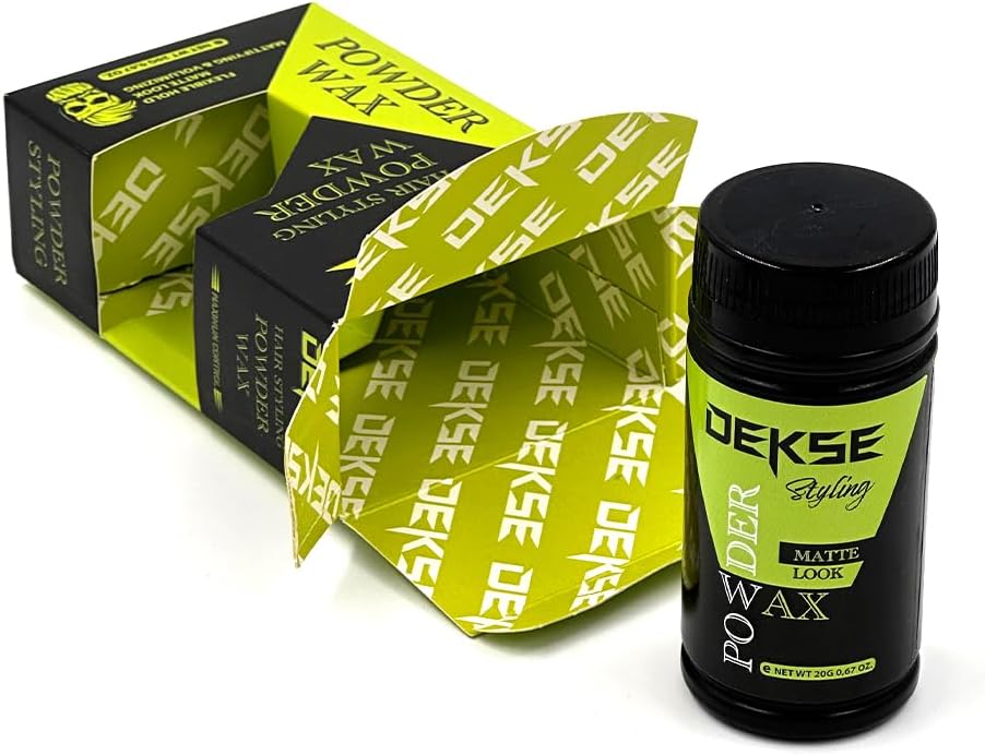Detalle de Dekse Powder Wax 20g – Polvere per capelli per volume opacizzante e texture